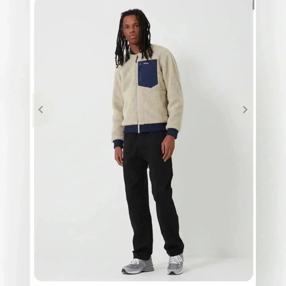 PATAGONIA WOOLYESTER FLEECE JACKET 
OATMEAL HEATHER SIZE M - Picture 4 of 8